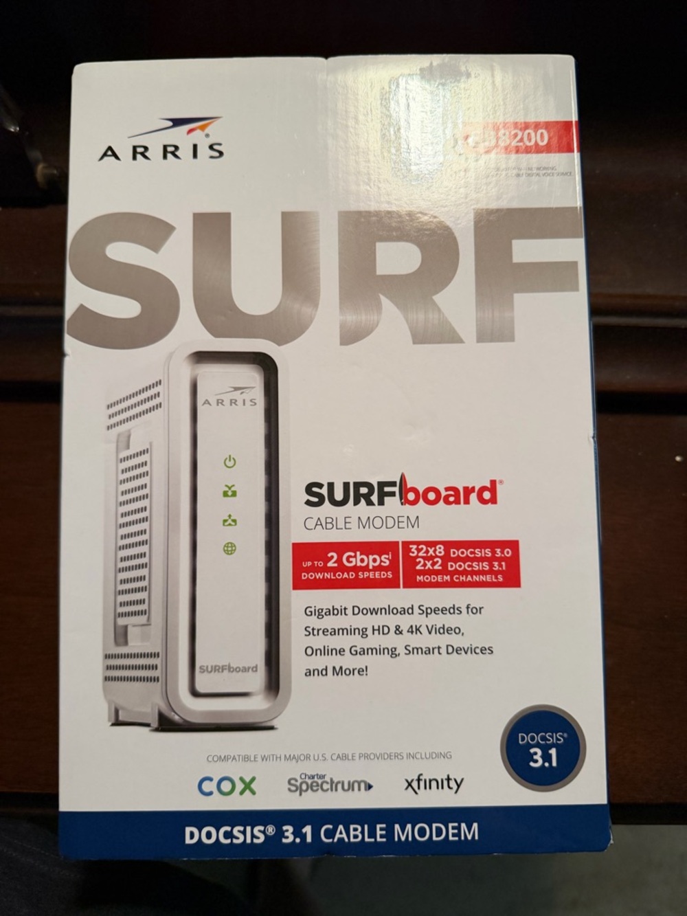 ARRIS SURFboard DOCSIS 3.1 Cable Modem - White